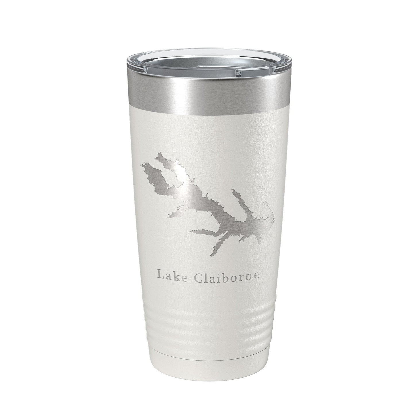Lake Claiborne Map Tumbler Travel Mug Insulated Laser Engraved Coffee Cup Louisiana 20 oz-7