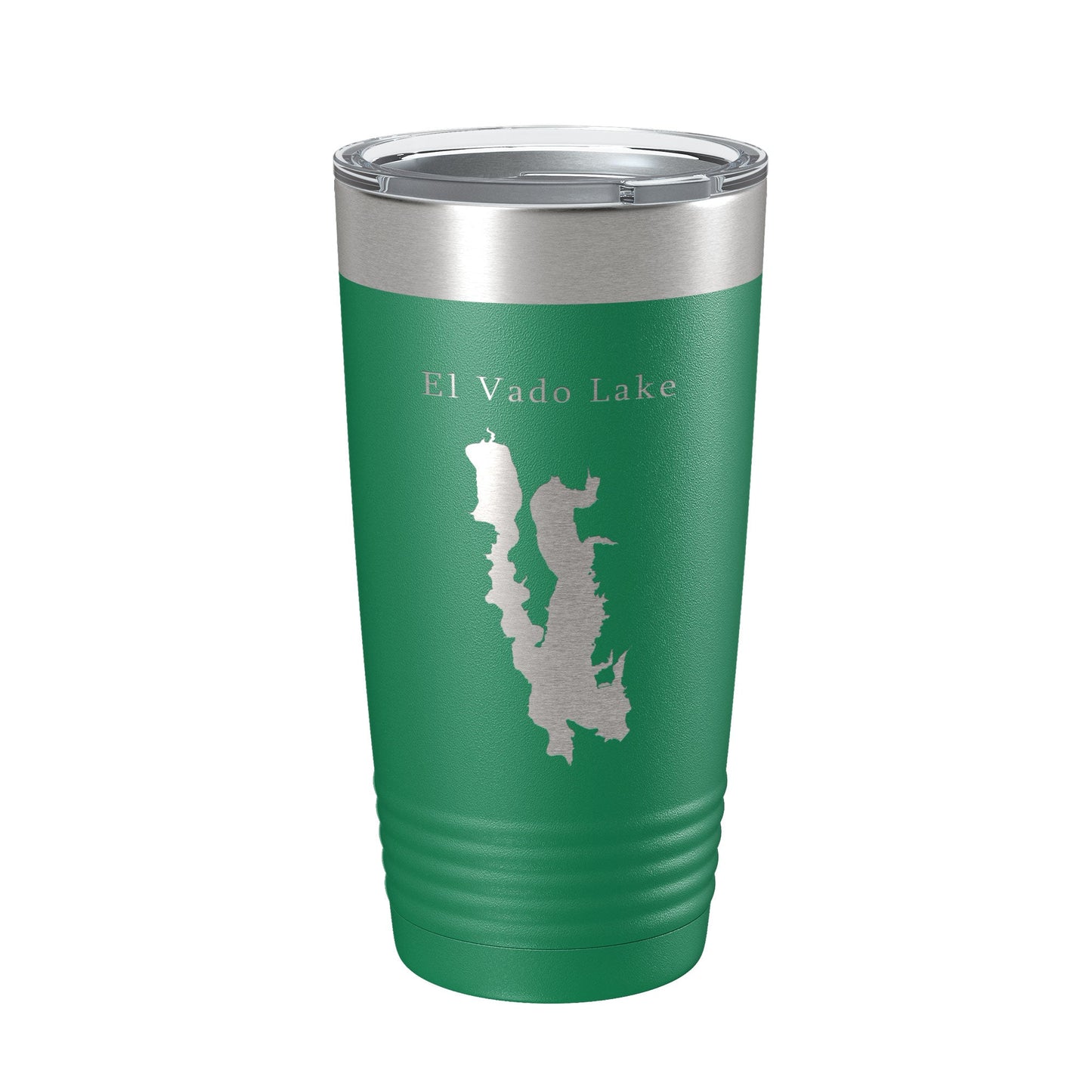 El Vado Lake Map Tumbler Travel Mug Insulated Laser Engraved Coffee Cup New Mexico 20 oz-9