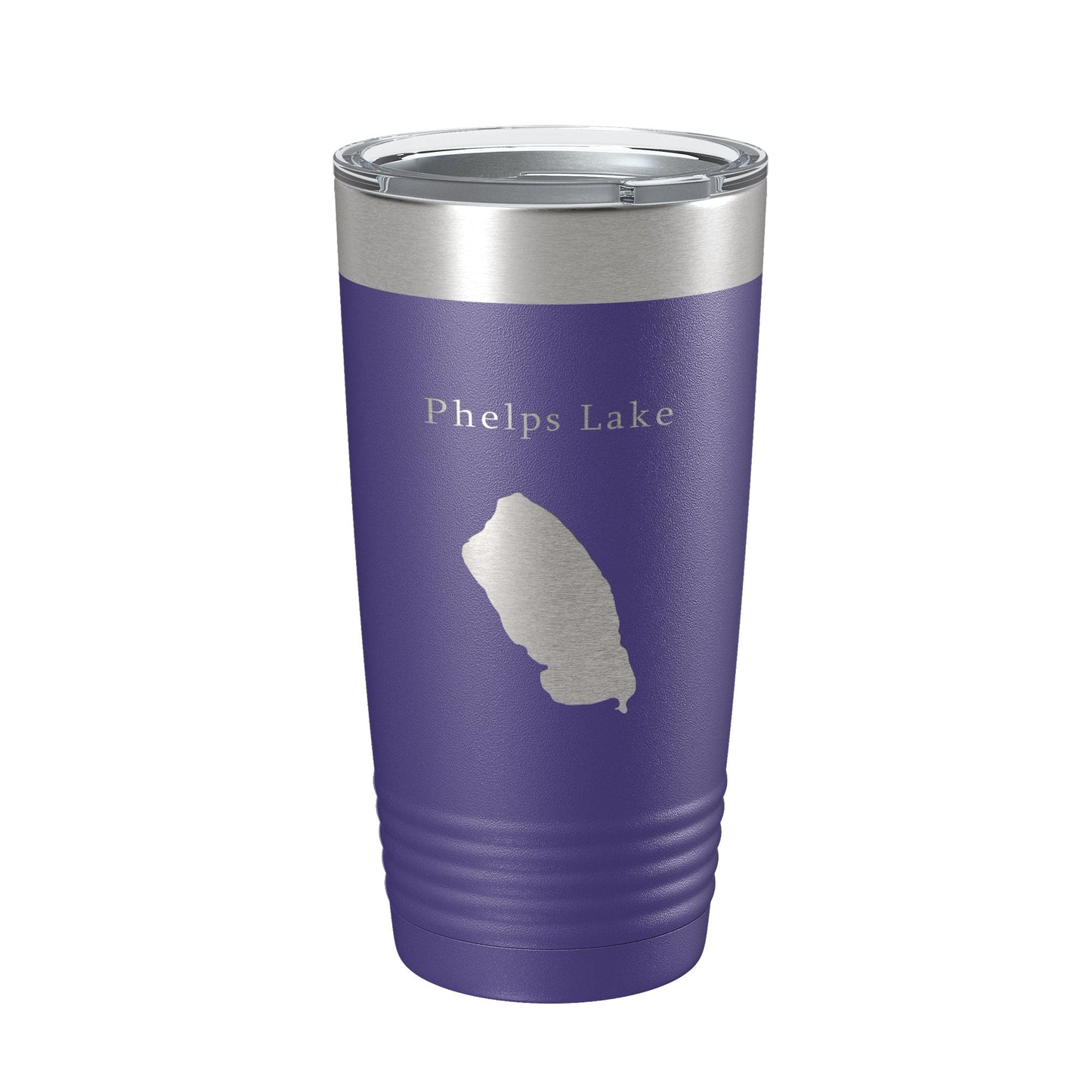 Phelps Lake Map Tumbler Travel Mug Insulated Laser Engraved Coffee Cup Wyoming 20 oz-15
