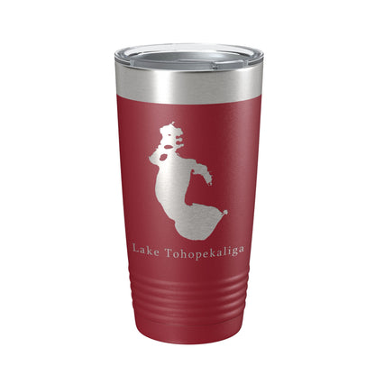 Lake Tohopekaliga Map Tumbler Travel Mug Insulated Laser Engraved Coffee Cup Florida 20 oz-18