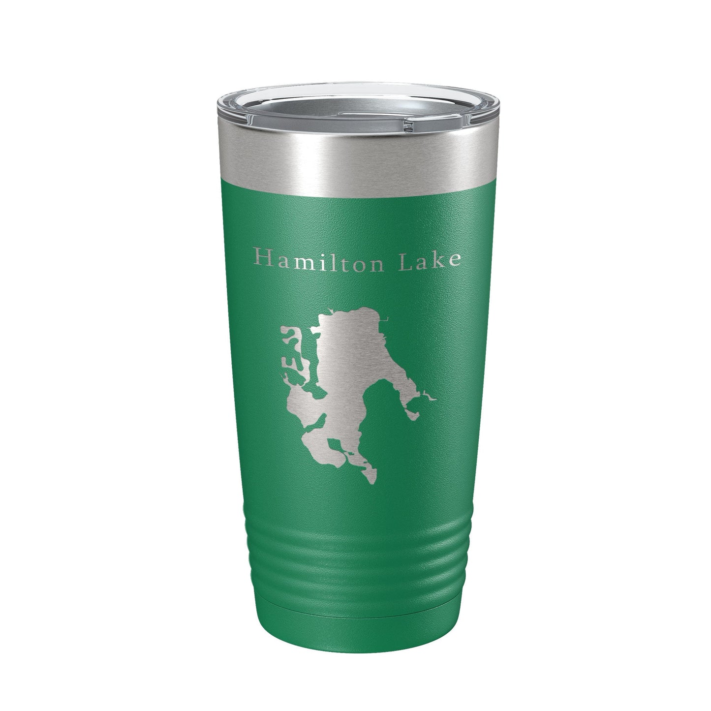 Hamilton Lake Map Tumbler Travel Mug Insulated Laser Engraved Coffee Cup Indiana 20 oz-9