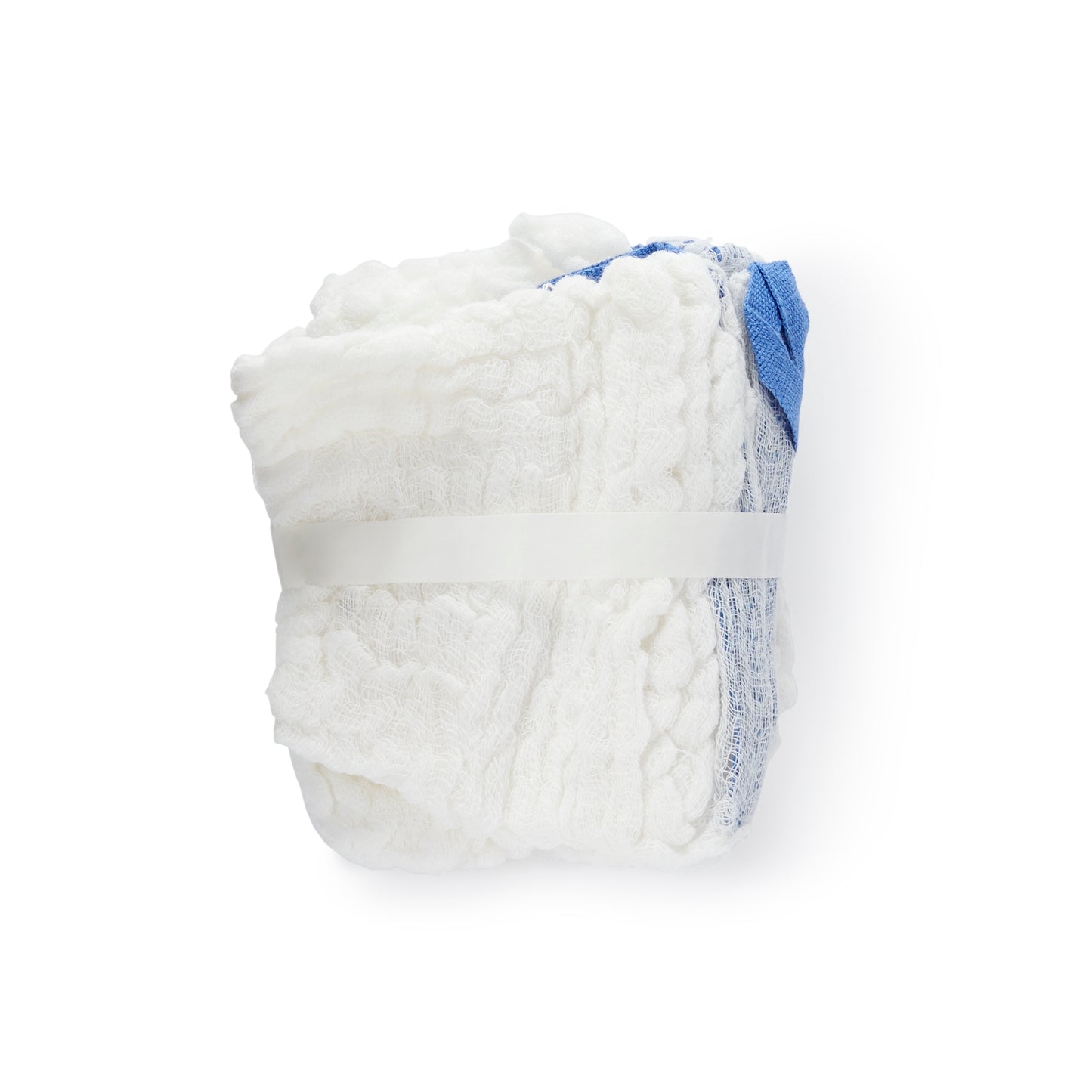 Surgical Laparotomy Sponge McKesson X-Ray Detectable Cotton 12 X 12 Inch 5 Count Soft Pack Sterile