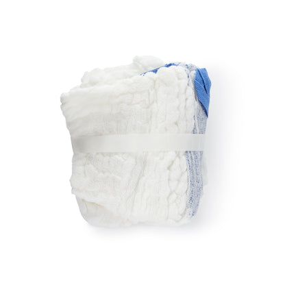 Surgical Laparotomy Sponge McKesson X-Ray Detectable Cotton 12 X 12 Inch 5 Count Soft Pack Sterile
