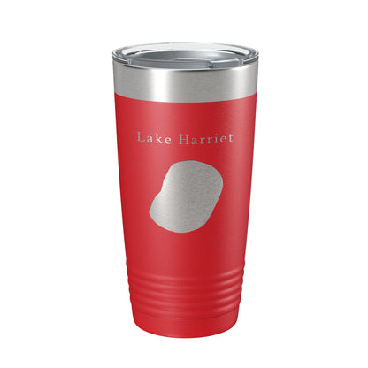 Lake Harriet Map Tumbler Travel Mug Insulated Laser Engraved Coffee Cup Minnesota 20 oz-10