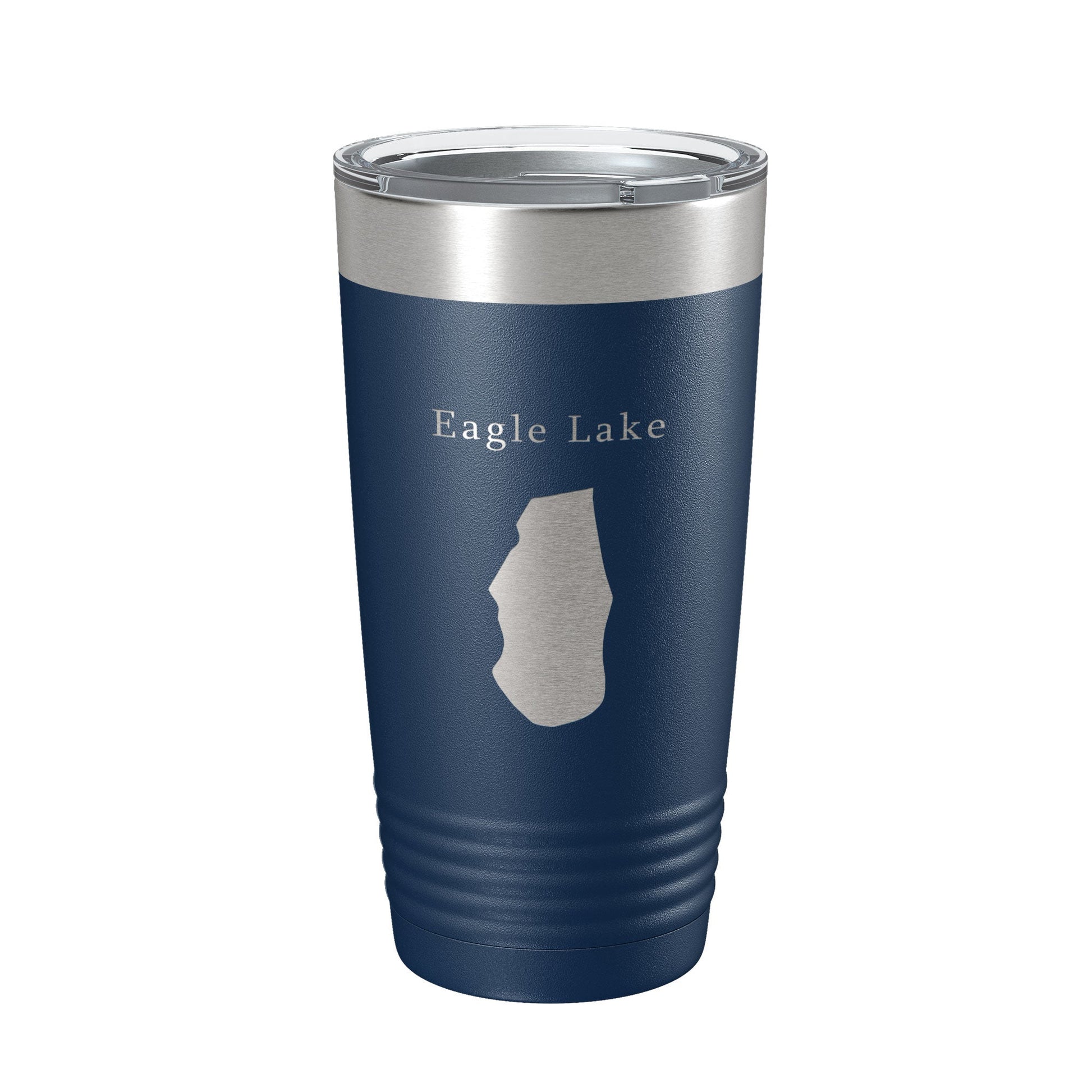 Eagle Lake Map Tumbler Travel Mug Insulated Laser Engraved Coffee Cup Pennsylvania 20 oz-2