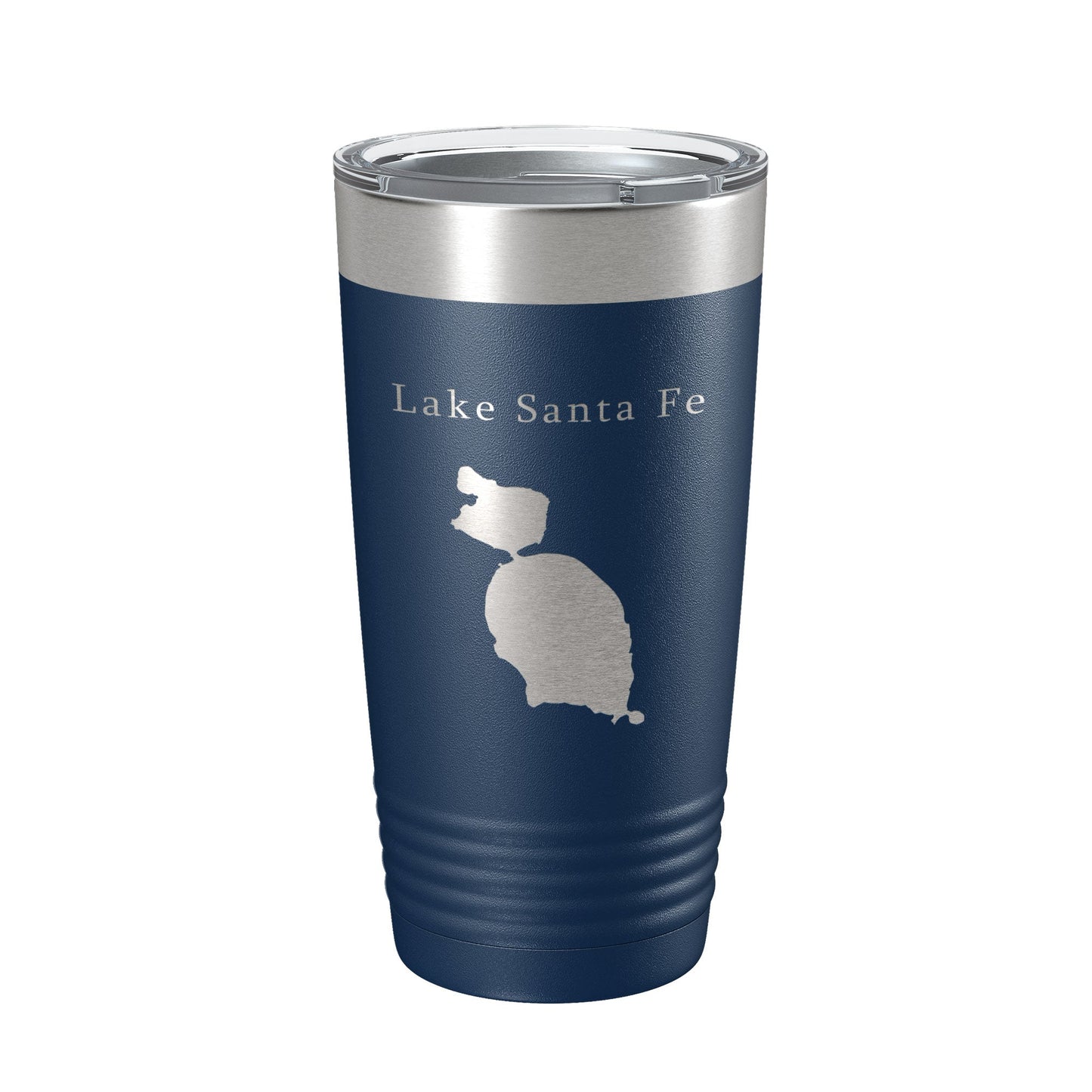 Lake Santa Fe Map Tumbler Travel Mug Insulated Laser Engraved Coffee Cup Florida 20 oz-8