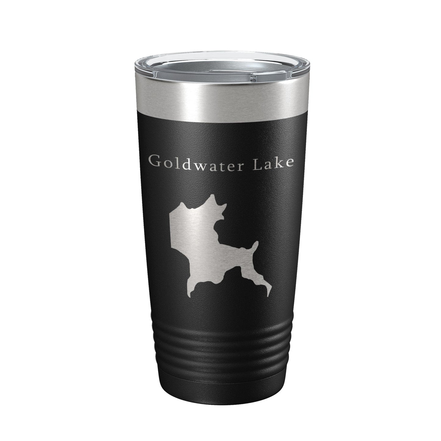 Goldwater Lake Map Tumbler Travel Mug Insulated Laser Engraved Coffee Cup Arizona 20 oz-5