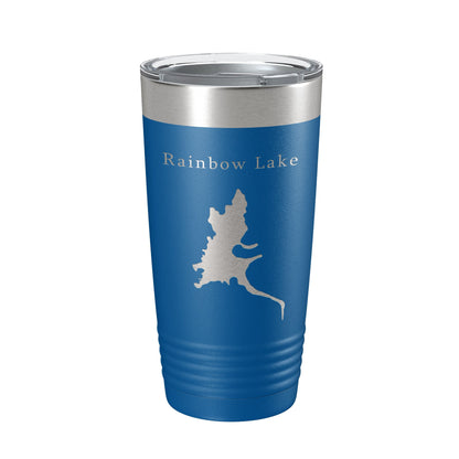 Rainbow Lake Map Tumbler Travel Mug Insulated Laser Engraved Coffee Cup Arizona 20 oz-6