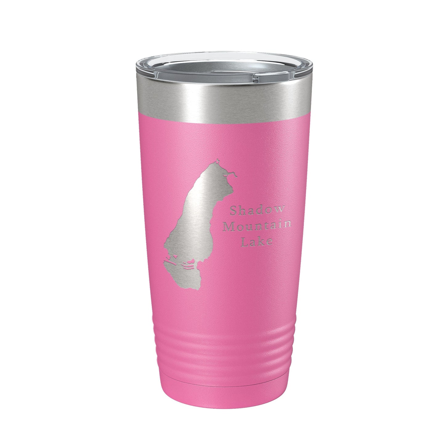 Shadow Mountain Lake Map Tumbler Travel Mug Insulated Laser Engraved Coffee Cup Colorado 20 oz-11
