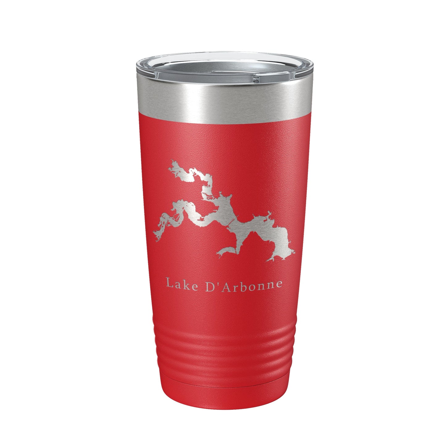 Lake D'Arbonne Map Tumbler Travel Mug Insulated Laser Engraved Coffee Cup Louisiana 20 oz-10