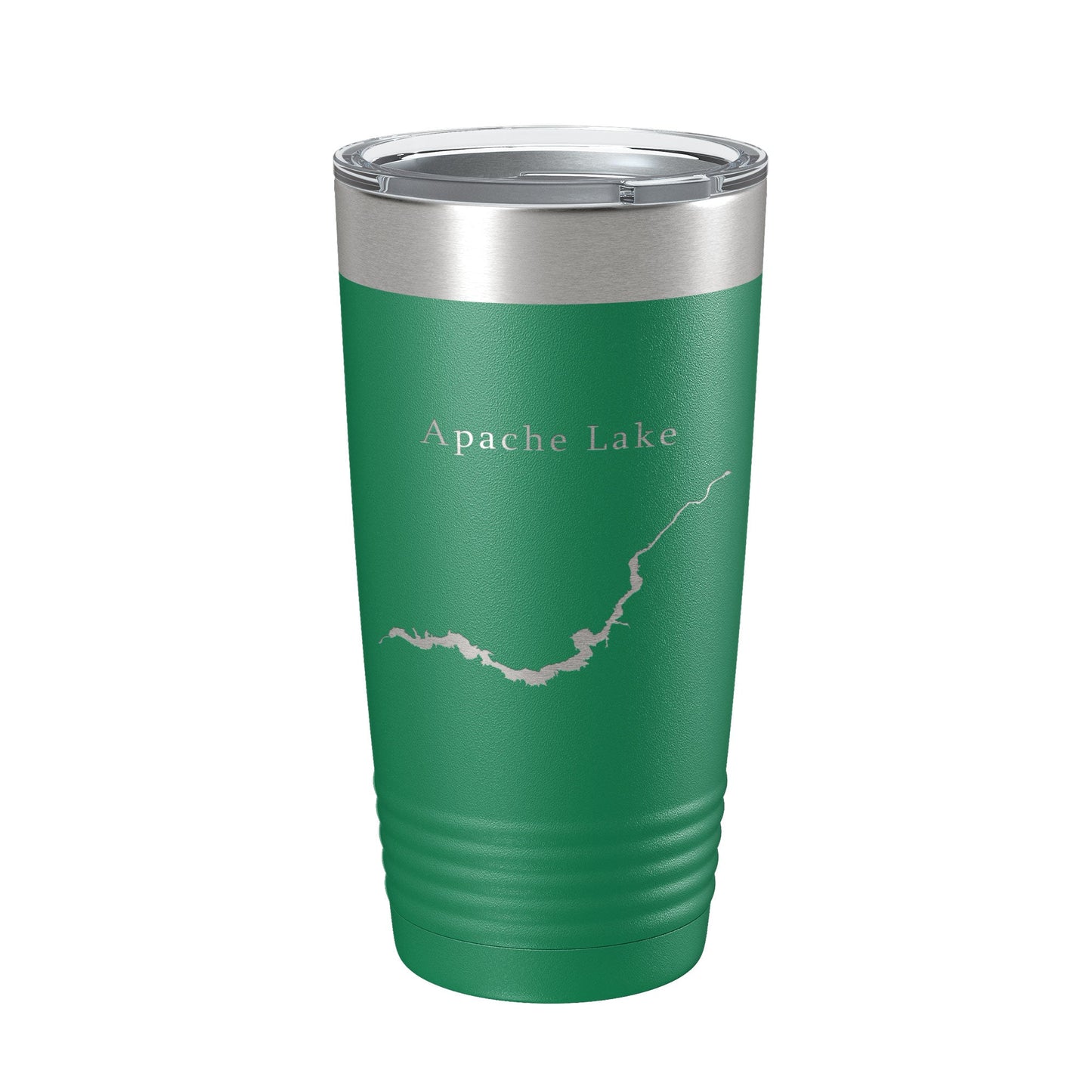 Apache Lake Map Tumbler Travel Mug Insulated Laser Engraved Coffee Cup Arizona 20 oz-9