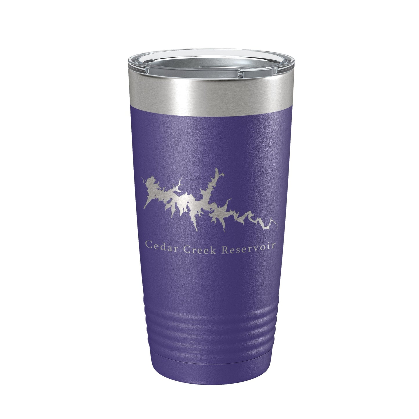 Cedar Creek Reservoir Tumbler Lake Map Travel Mug Insulated Laser Engraved Coffee Cup Alabama 20 oz-15