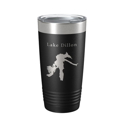 Lake Dillon Map Tumbler Travel Mug Insulated Laser Engraved Coffee Cup Colorado 20 oz-5