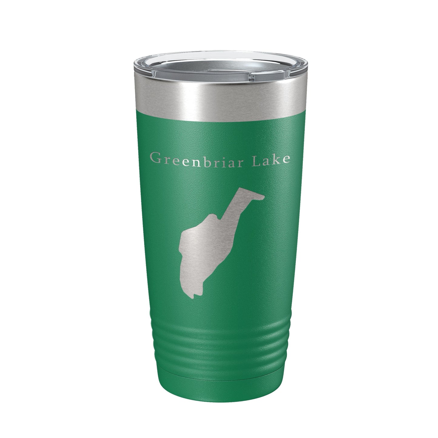 Greenbriar Lake Map Tumbler Travel Mug Insulated Laser Engraved Coffee Cup Maryland 20 oz-9