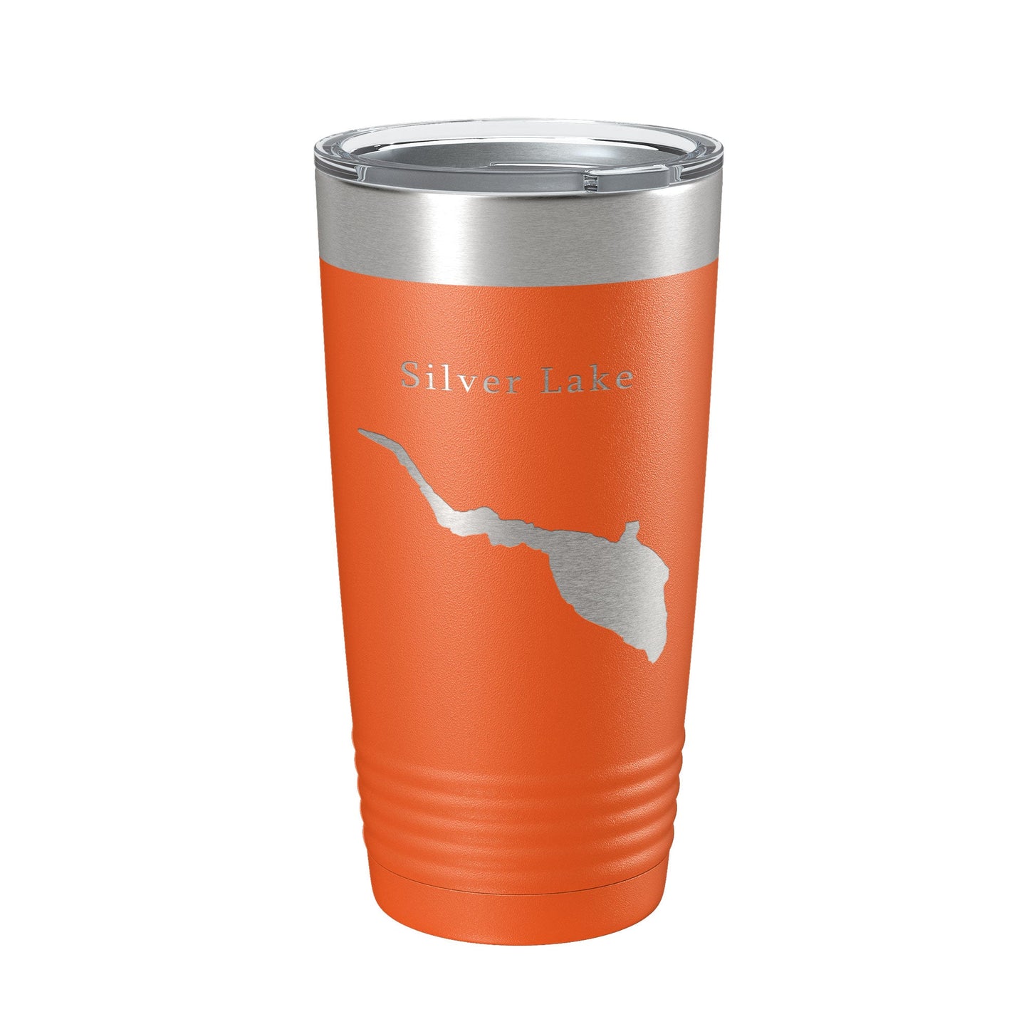 Silver Lake Map Tumbler Travel Mug Insulated Laser Engraved Coffee Cup Delaware 20 oz-17