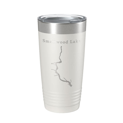 Smallwood Lake Tittabawassee Map Tumbler Travel Mug Insulated Laser Engraved Coffee Cup Michigan 20 oz-7