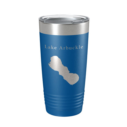 Lake Arbuckle Map Tumbler Travel Mug Insulated Laser Engraved Coffee Cup Florida 20 oz-6
