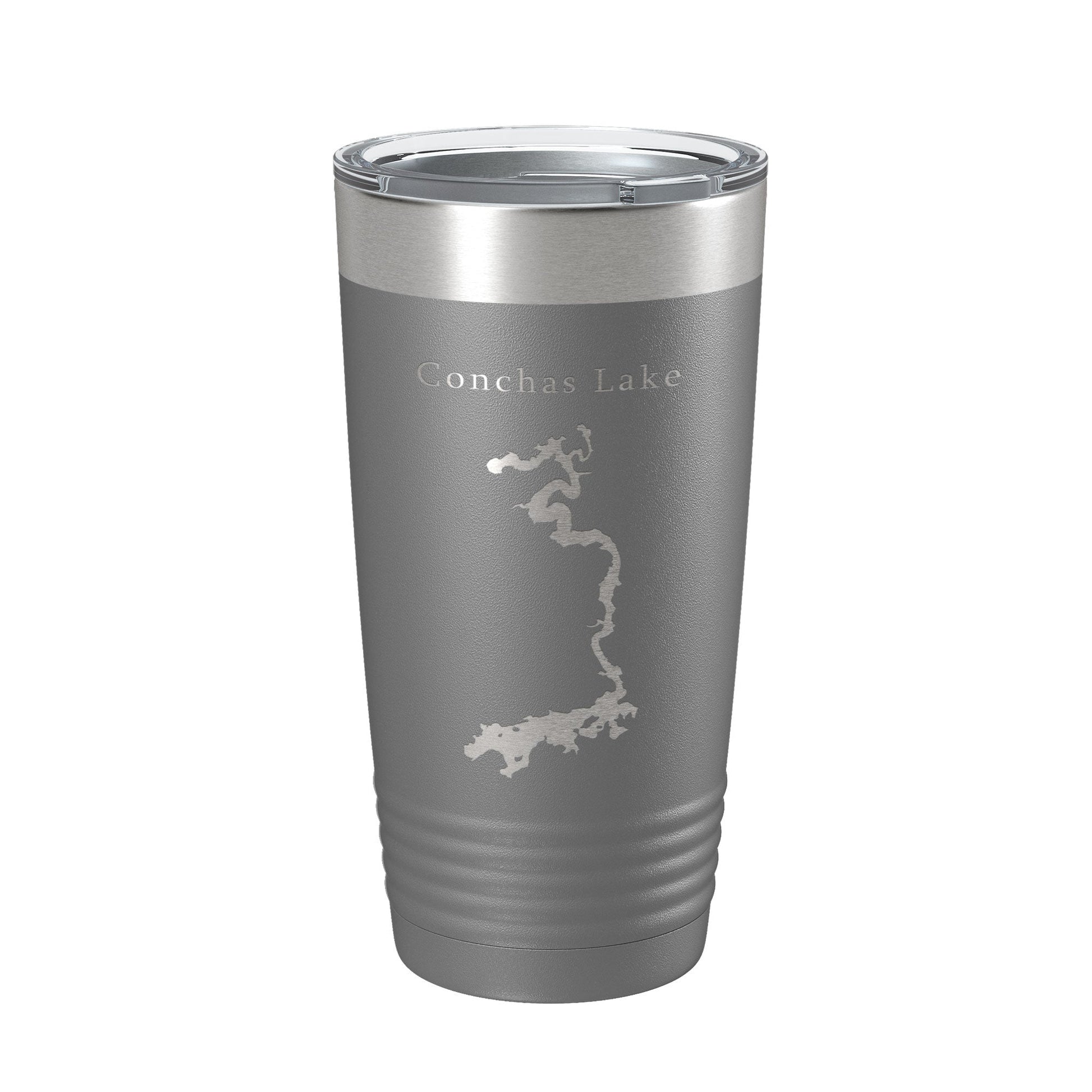 Conchas Lake Map Tumbler Travel Mug Insulated Laser Engraved Coffee Cup New Mexico 20 oz-16