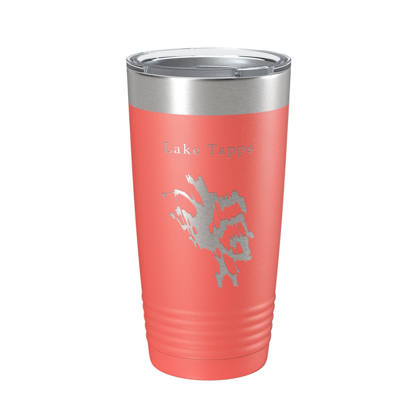 Lake Tapps Map Tumbler Travel Mug Insulated Laser Engraved Coffee Cup Washington 20 oz-20