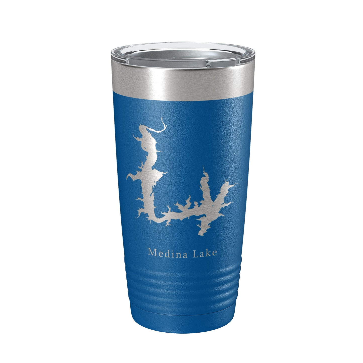 Medina Lake Map Tumbler Travel Mug Insulated Laser Engraved Coffee Cup Texas 20 oz-6