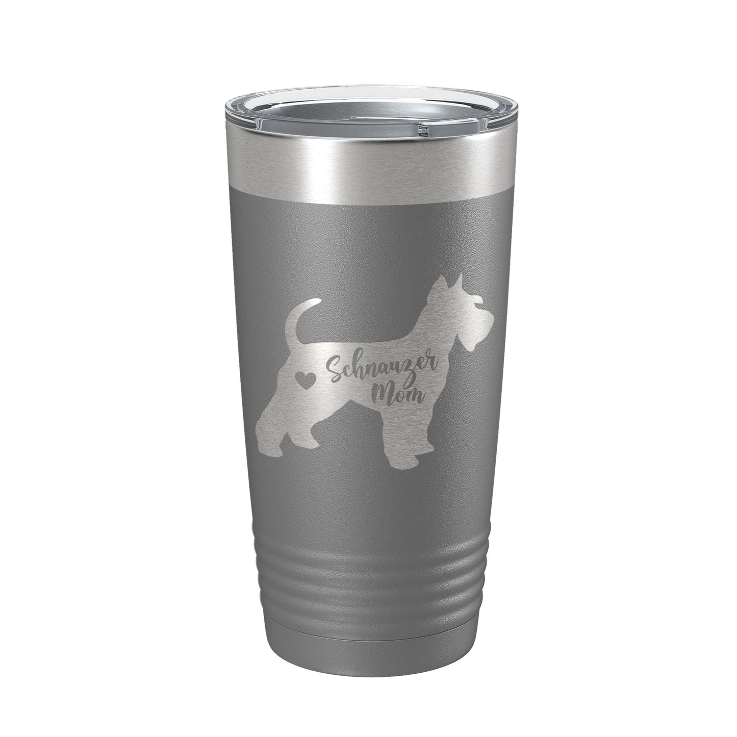 Schnauzer Mom Tumbler Dog Travel Mug Gift Insulated Laser Engraved Coffee Cup 20 oz-16
