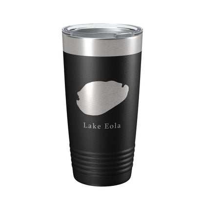 Lake Eola Map Tumbler Travel Mug Insulated Laser Engraved Coffee Cup Orlando Florida 20 oz-0