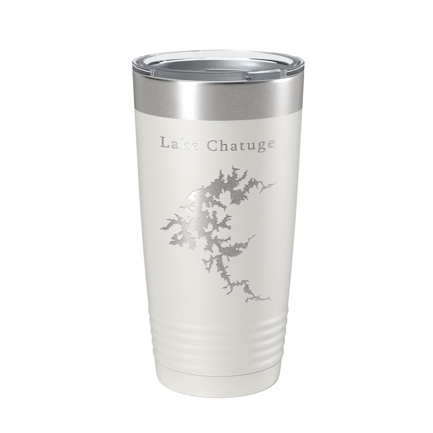 Lake Chatuge Map Tumbler Travel Mug Insulated Laser Engraved Coffee Cup Georgia North Carolina 20 oz-1