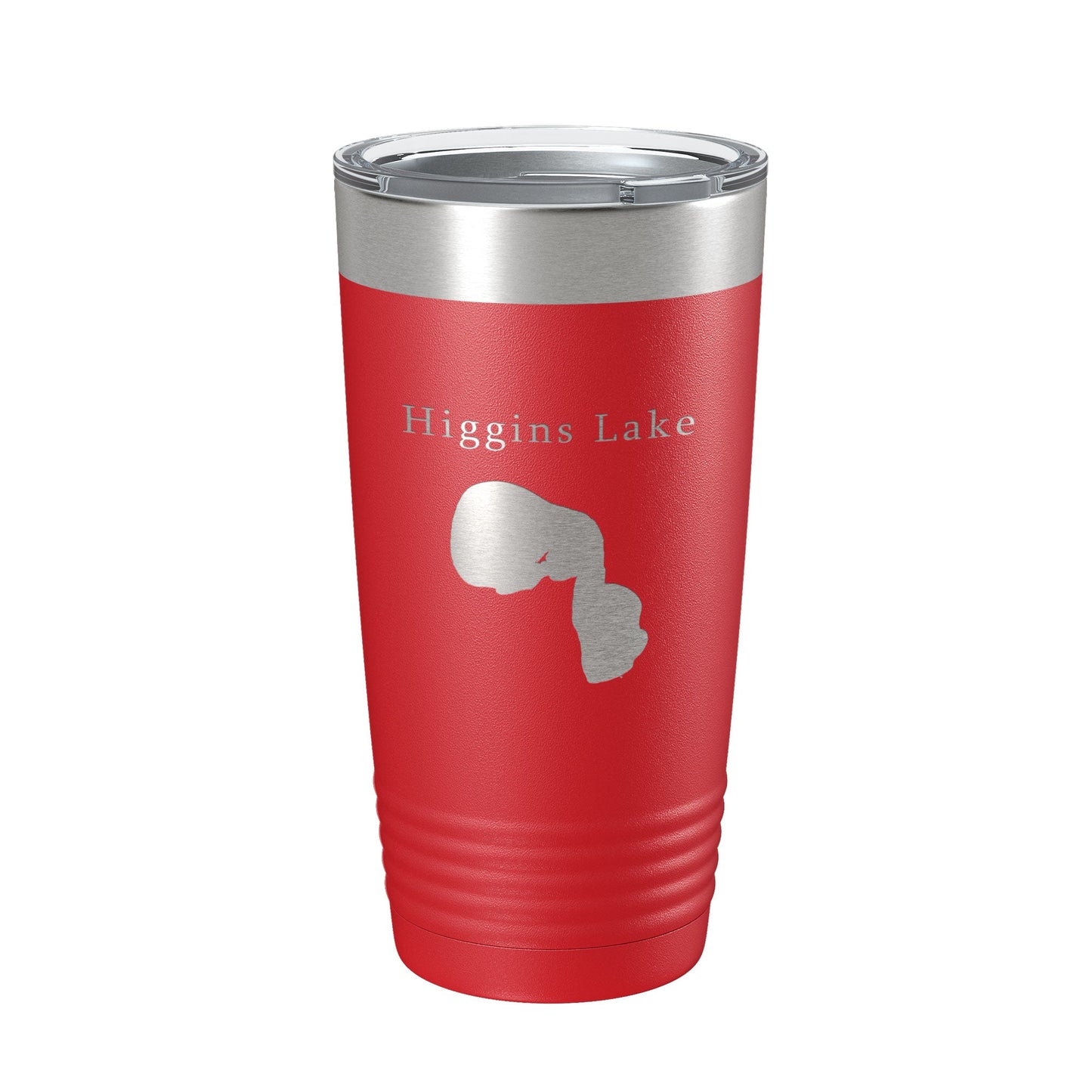 Higgins Lake Map Tumbler Travel Mug Insulated Laser Engraved Coffee Cup Michigan 20 oz-10