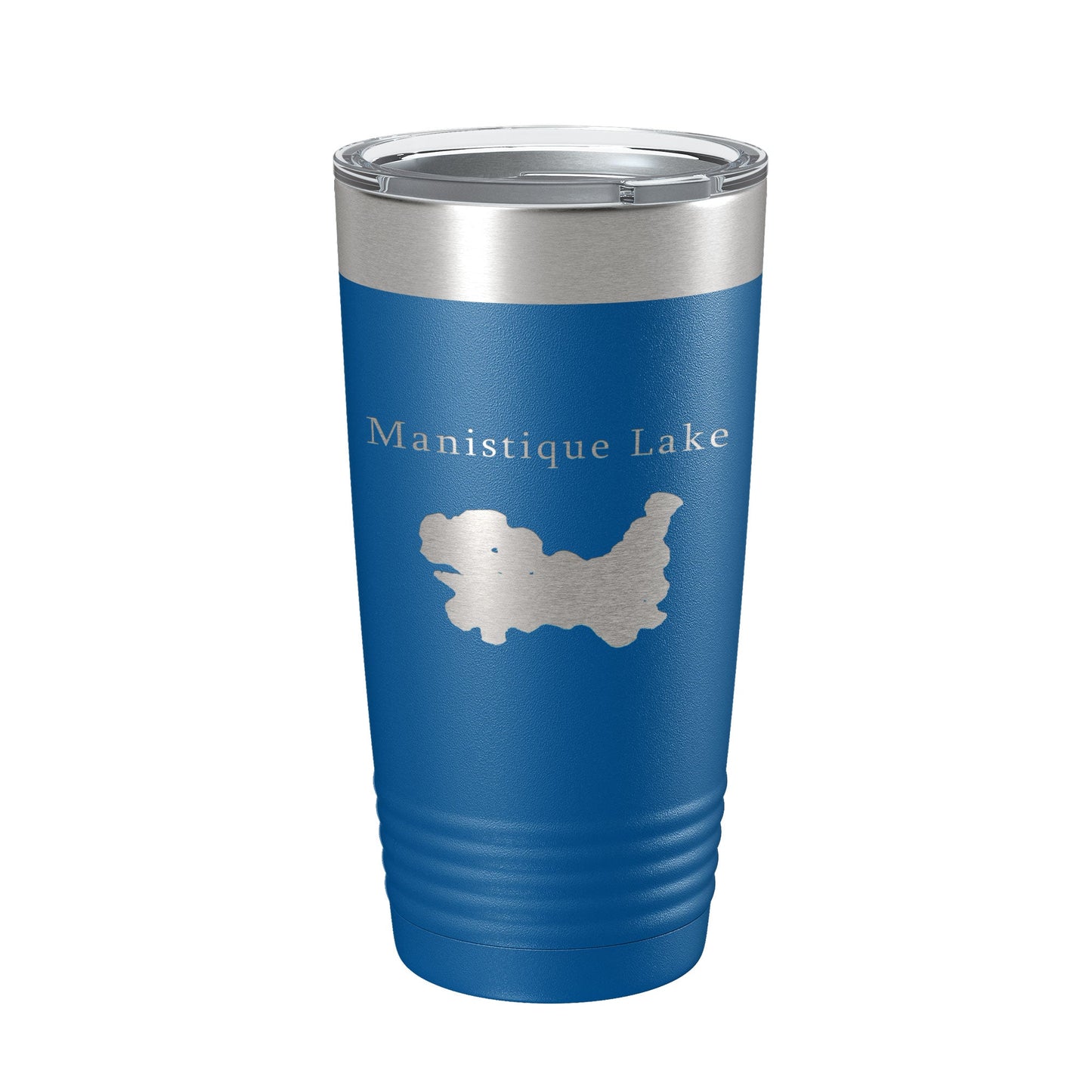Manistique Lake Map Tumbler Travel Mug Insulated Laser Engraved Coffee Cup Michigan 20 oz-6