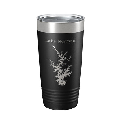Lake Norman Map Tumbler Travel Mug Insulated Laser Engraved Coffee Cup North Carolina 20 oz-5
