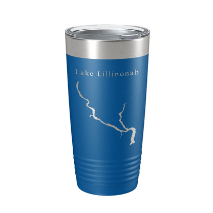 Lake Lillinonah Map Tumbler Travel Mug Insulated Laser Engraved Coffee Cup Housatonic River Connecticut 20 oz-6