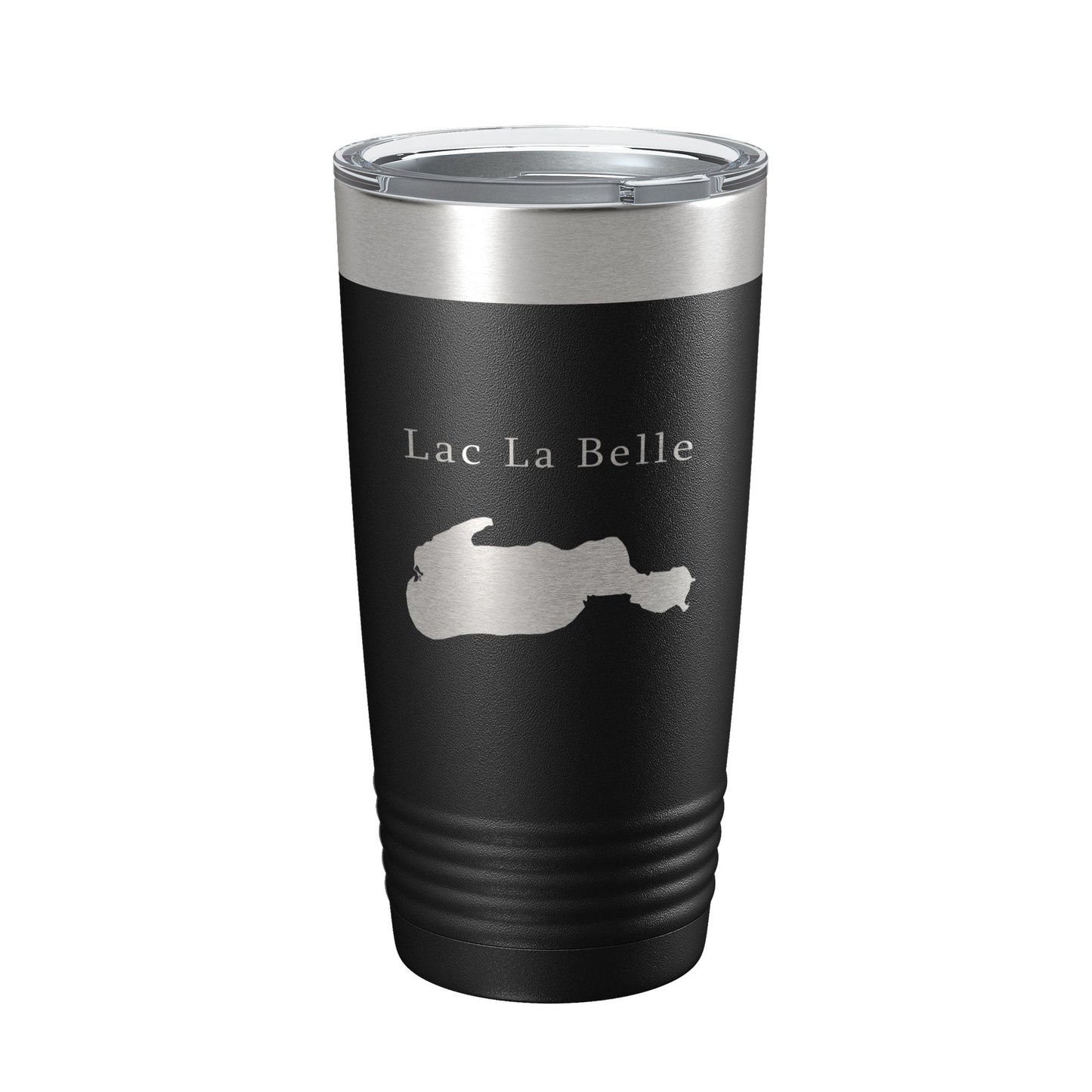 Lac La Belle Tumbler Lake Map Travel Mug Insulated Laser Engraved Coffee Cup Michigan 20 oz-5
