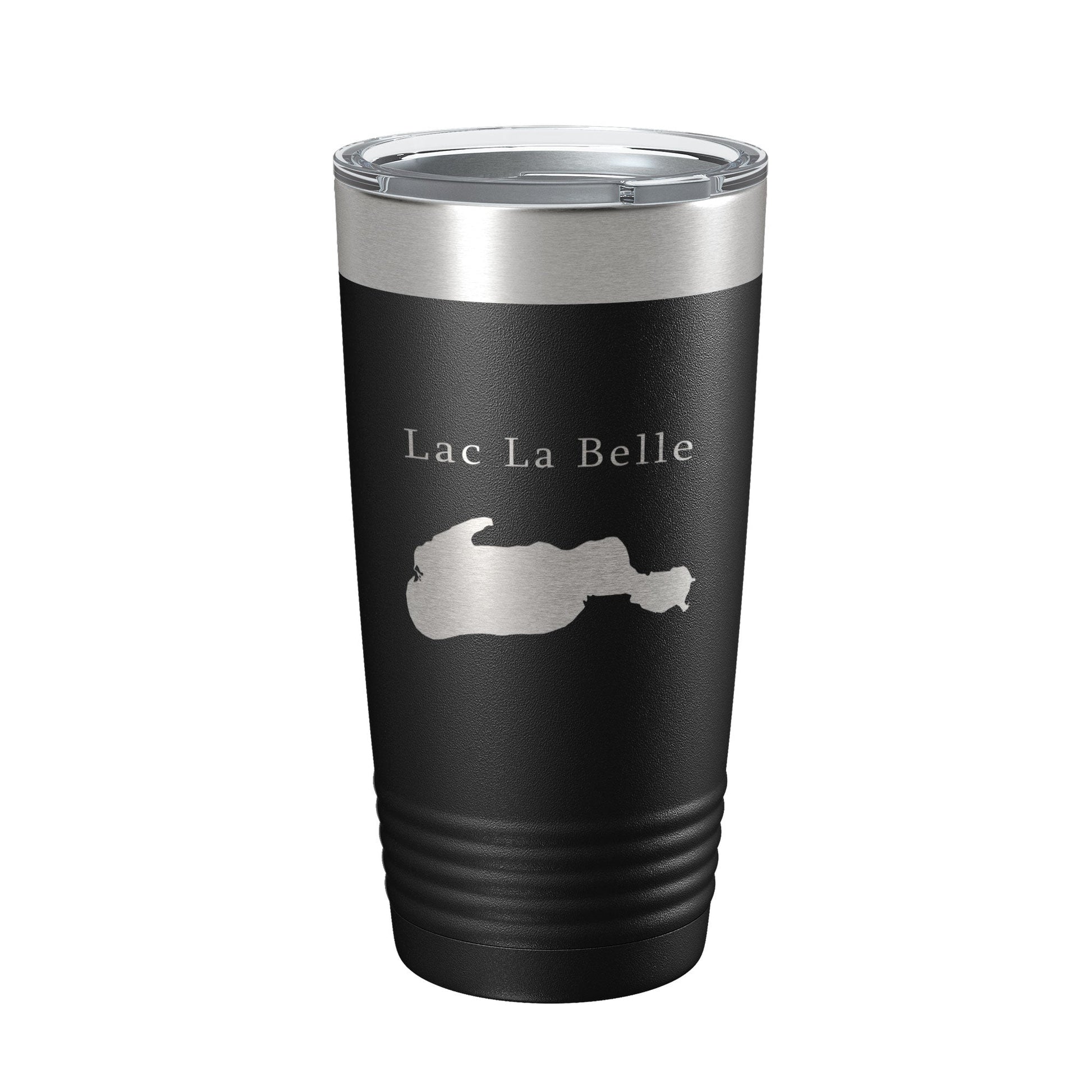 Lac La Belle Tumbler Lake Map Travel Mug Insulated Laser Engraved Coffee Cup Michigan 20 oz-5