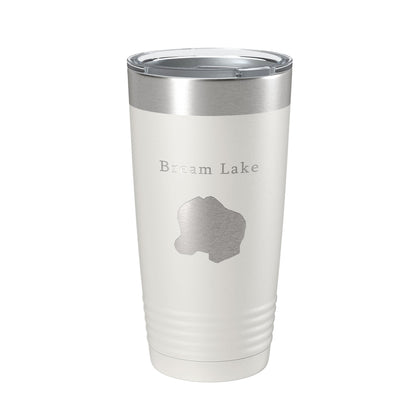 Bream Lake Map Tumbler Travel Mug Insulated Laser Engraved Coffee Cup Florida 20 oz-7