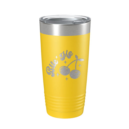 Bite Me Tumbler Funny Travel Mug Cherry Sweet And Tart Insulated Laser Engraved Coffee Cup 20 oz-19