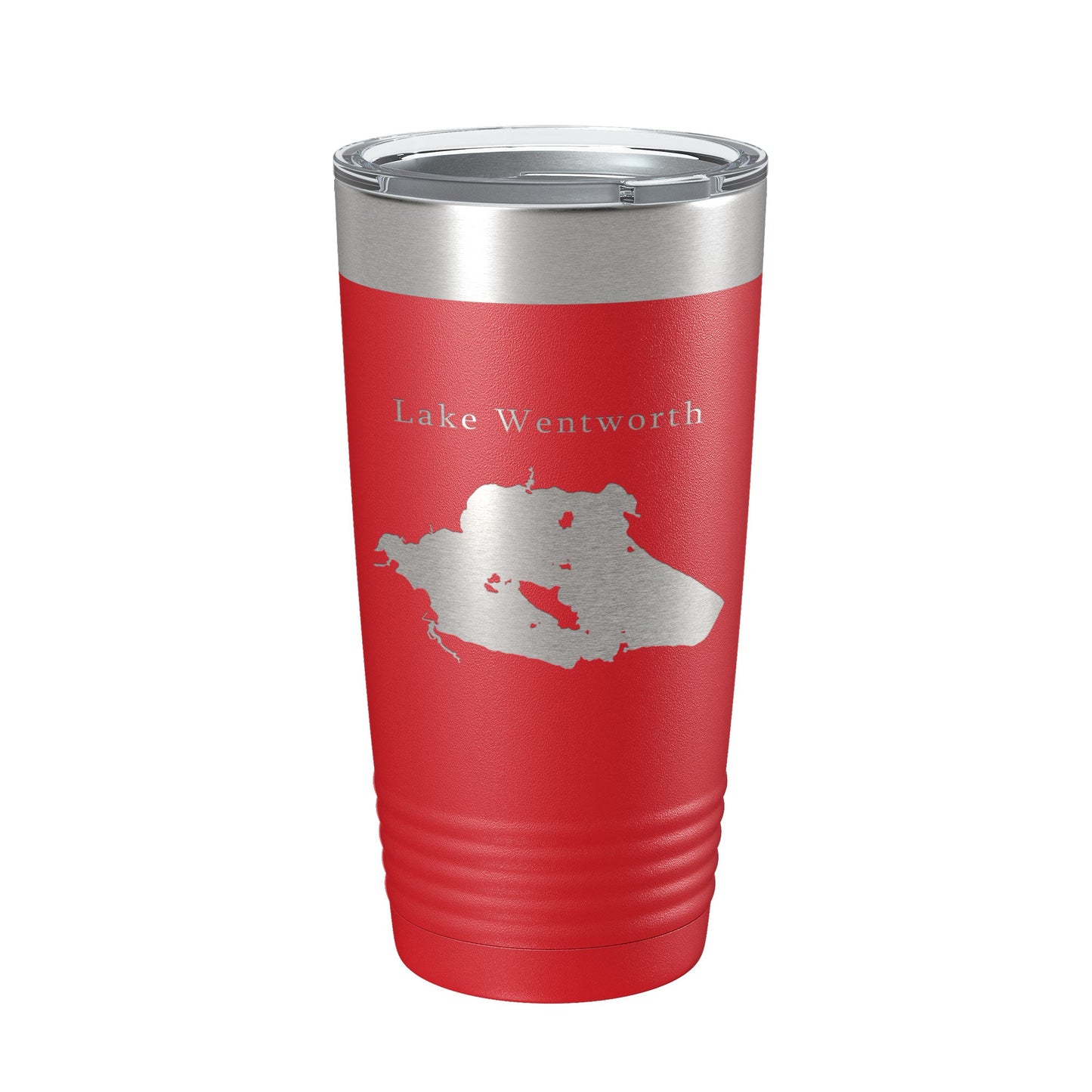 Lake Wentworth Map Tumbler Travel Mug Insulated Laser Engraved Coffee Cup New Hampshire 20 oz-10