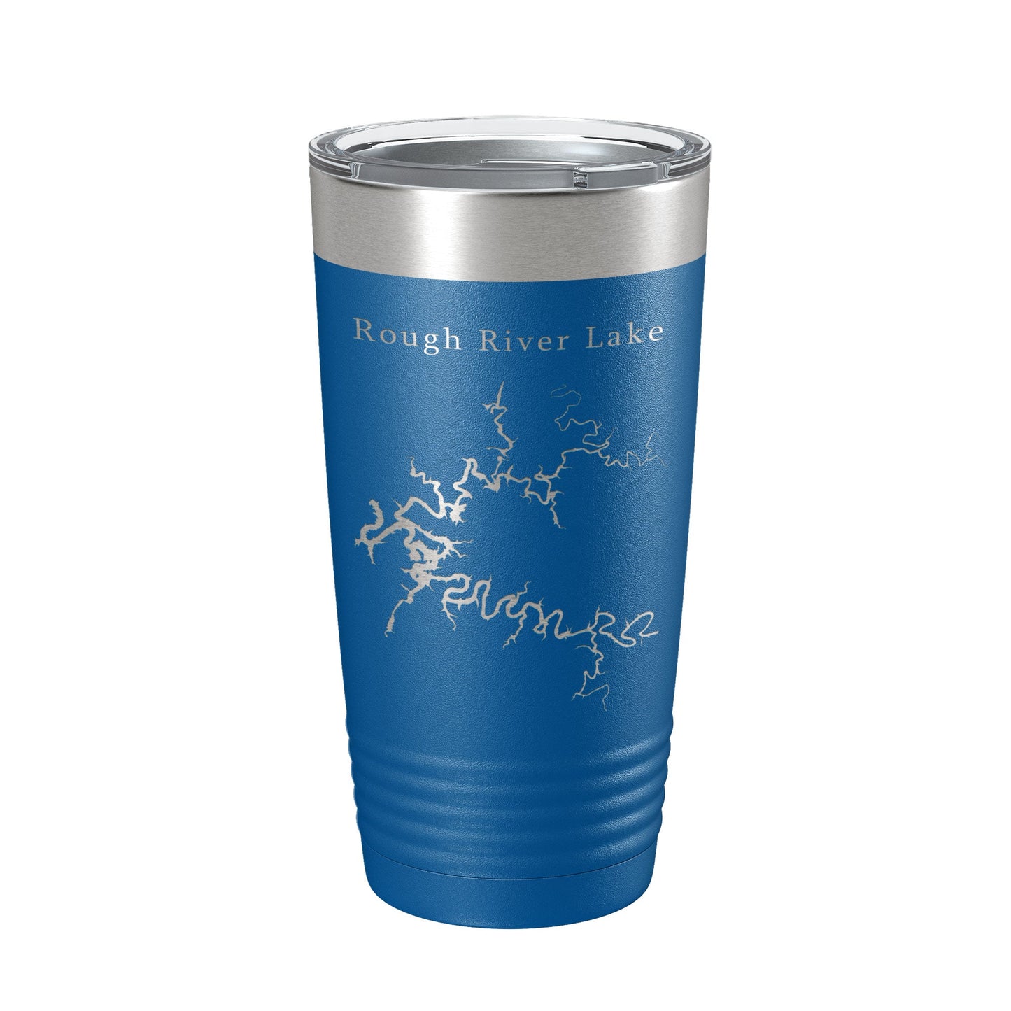 Rough River Lake Map Tumbler Travel Mug Insulated Laser Engraved Coffee Cup Kentucky 20 oz-6