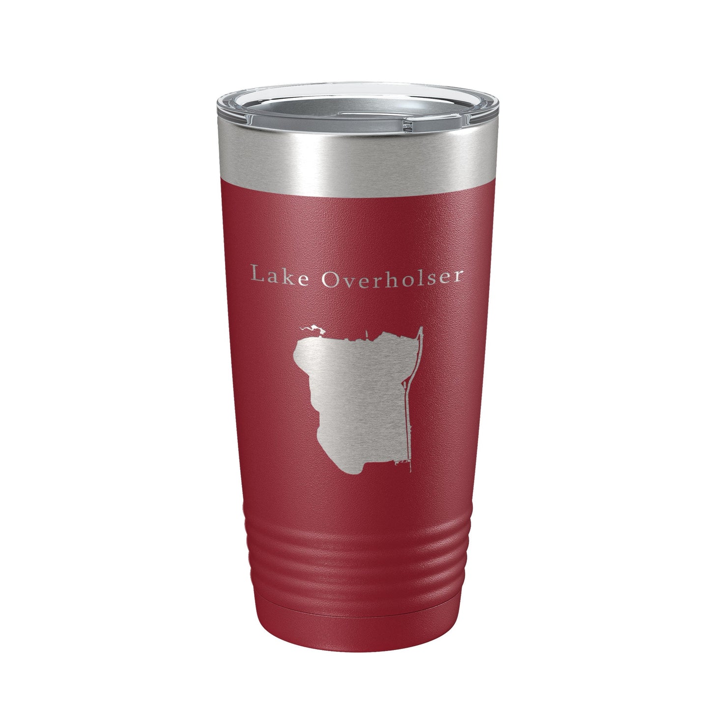 Lake Overholser Map Tumbler Travel Mug Insulated Laser Engraved Coffee Cup Oklahoma 20 oz-18