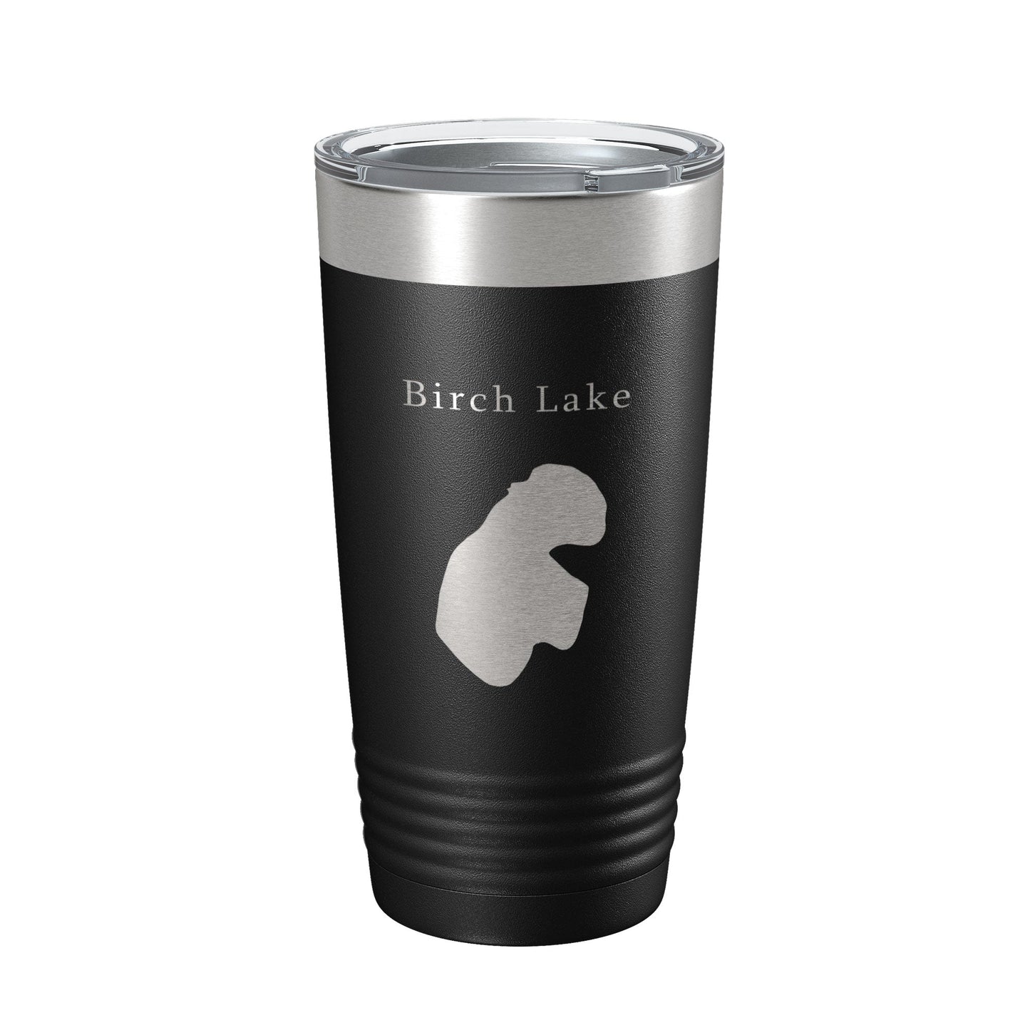 Birch Lake Map Tumbler Travel Mug Insulated Laser Engraved Coffee Cup Alaska 20 oz-5