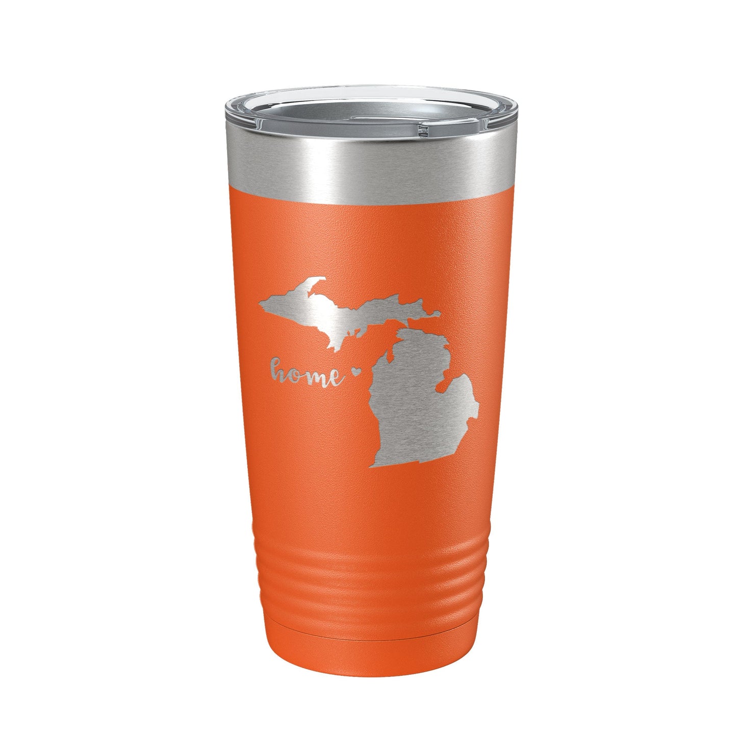 Michigan Tumbler Home State Travel Mug Insulated Laser Engraved Map Coffee Cup 20 oz-17