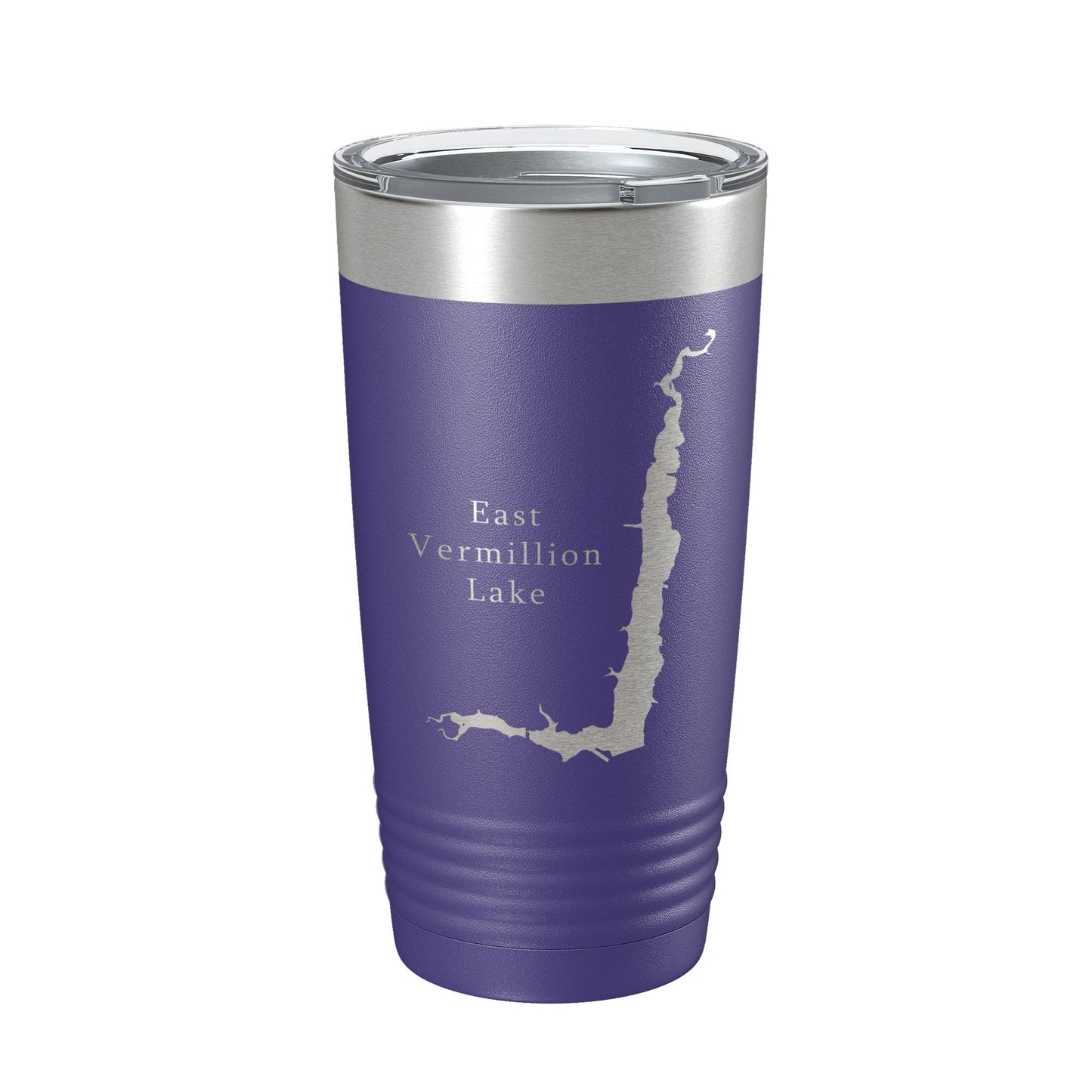 East Vermillion Lake Map Tumbler Travel Mug Insulated Laser Engraved Coffee Cup South Dakota 20 oz-15