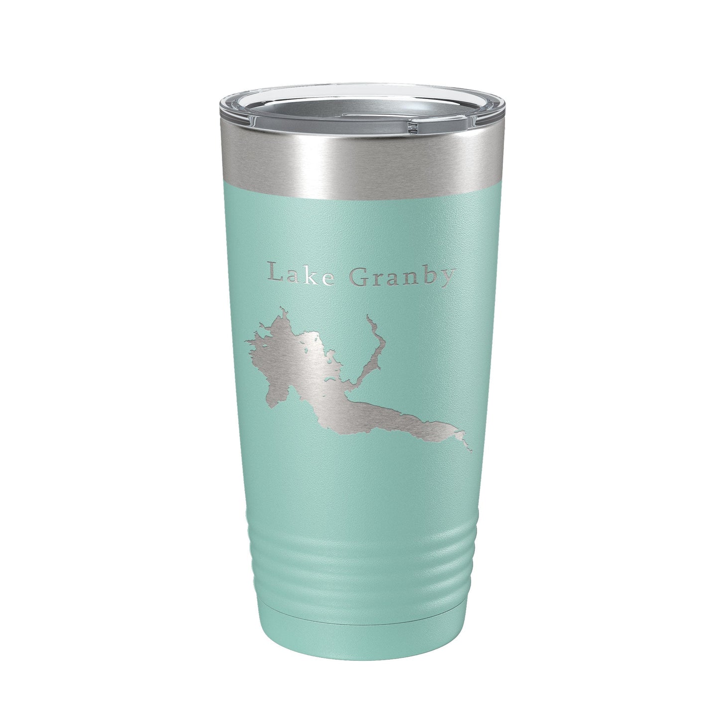 Lake Granby Map Tumbler Travel Mug Insulated Laser Engraved Coffee Cup Colorado 20 oz-12