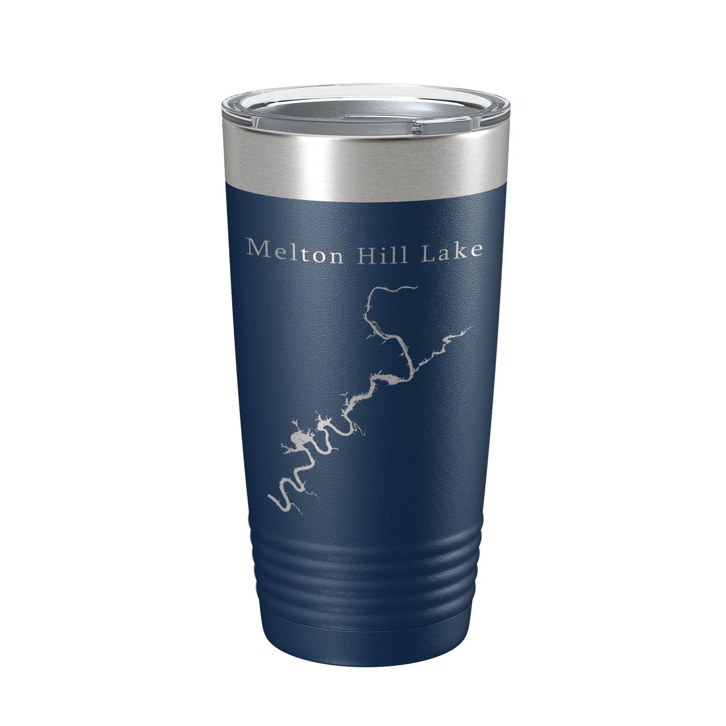 Melton Hill Lake Map Tumbler Travel Mug Insulated Laser Engraved Coffee Cup Tennessee 20 oz-2