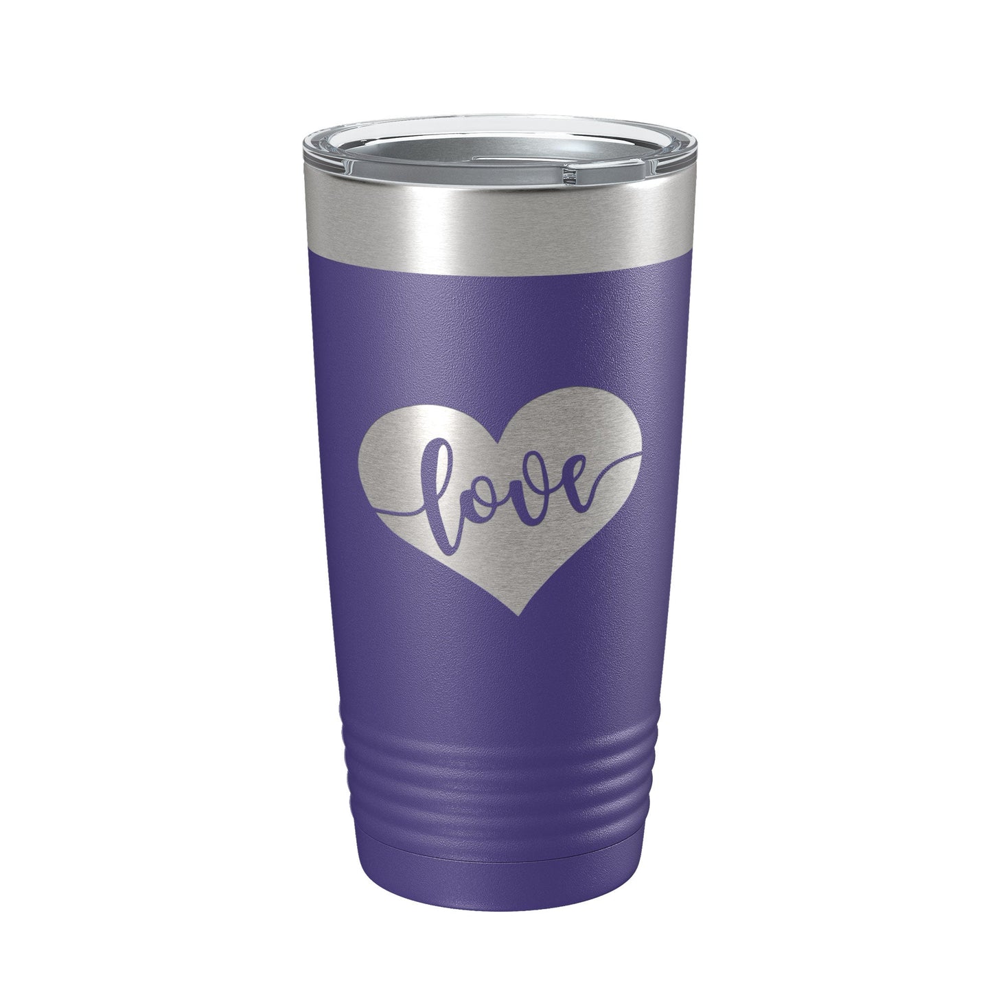 Love Tumbler Valentine's Day Heart Travel Mug Insulated Laser Engraved Coffee Cup 20 oz-15