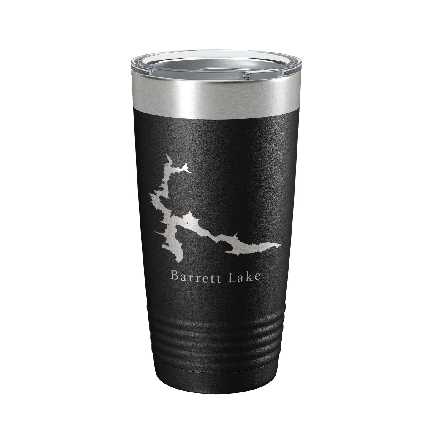 Barrett Lake Map Tumbler Travel Mug Insulated Laser Engraved Coffee Cup California 20 oz-0