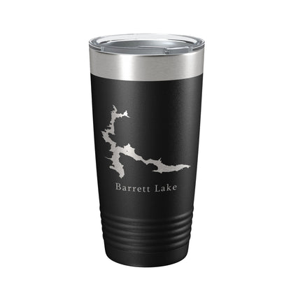 Barrett Lake Map Tumbler Travel Mug Insulated Laser Engraved Coffee Cup California 20 oz-5