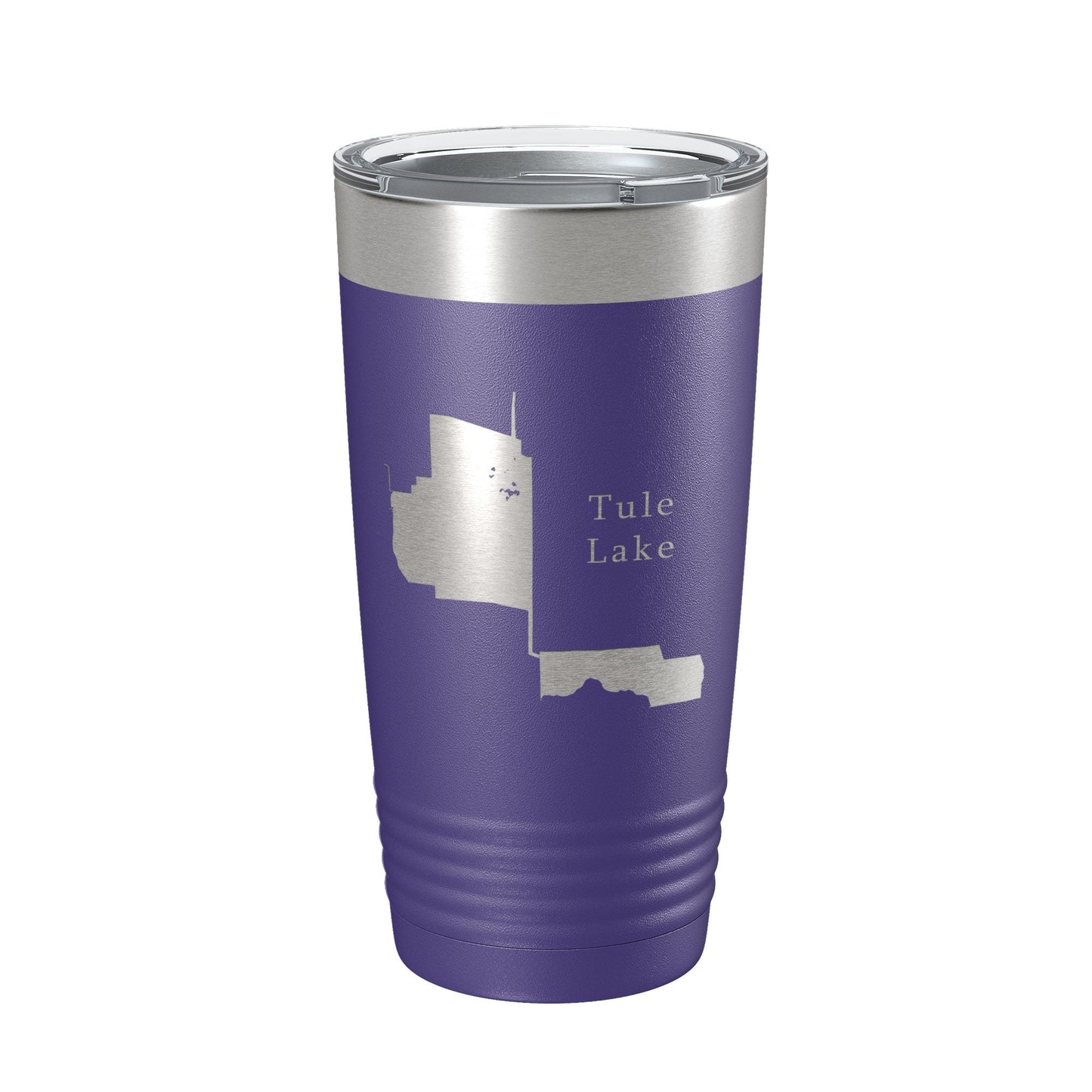 Tule Lake Map Tumbler Travel Mug Insulated Laser Engraved Coffee Cup California 20 oz-15