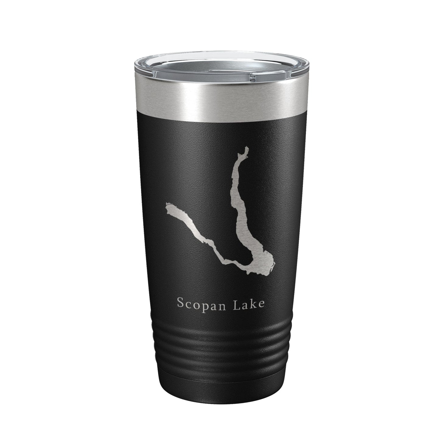 Scopan Lake Squapan Map Tumbler Travel Mug Insulated Laser Engraved Coffee Cup Maine 20 oz-5