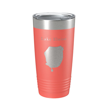Lake Eloise Map Tumbler Travel Mug Insulated Laser Engraved Coffee Cup Florida 20 oz-20