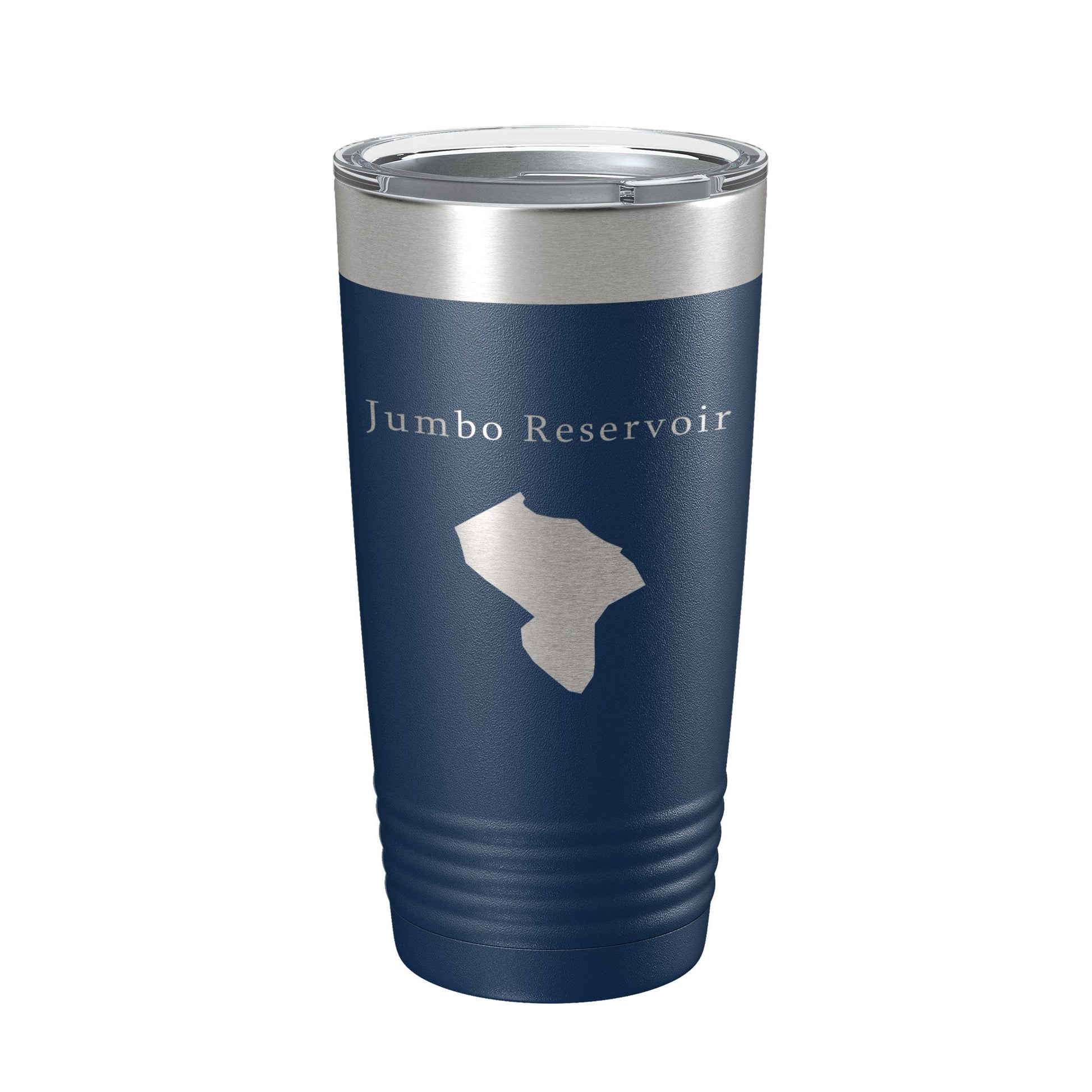 Jumbo Reservoir Tumbler Lake Map Travel Mug Insulated Laser Engraved Coffee Cup Colorado 20 oz-2